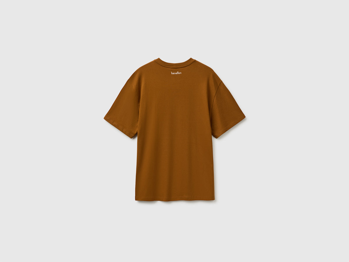 T-shirt relaxed fit com estampa em algodão orgânico - ucb_image_BS