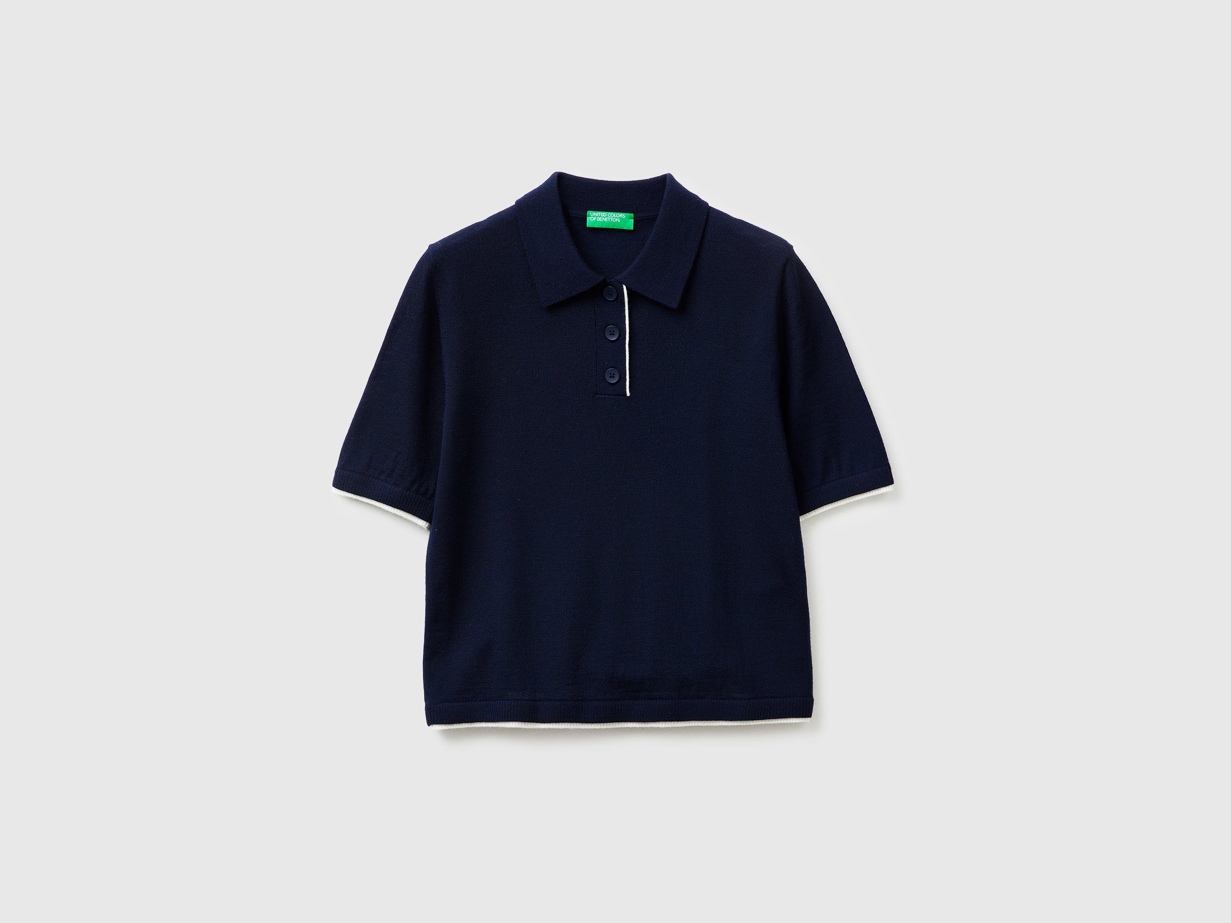 100% Merino wool polo shirt - ucb_image_FS
