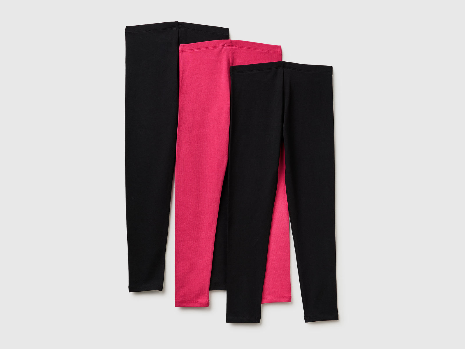 Three stretch cotton leggings - ucb_image_BS