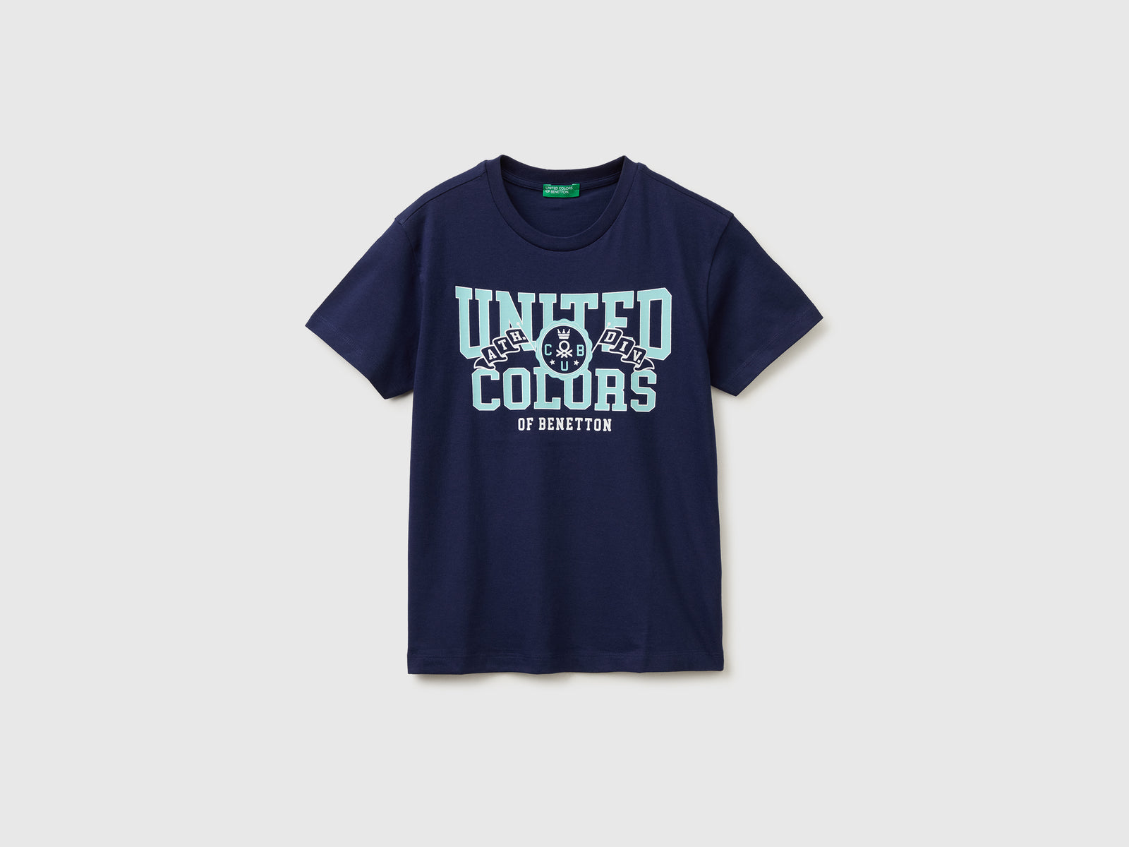 T-shirt em algodão orgânico com estampa logótipo - ucb_image_FS