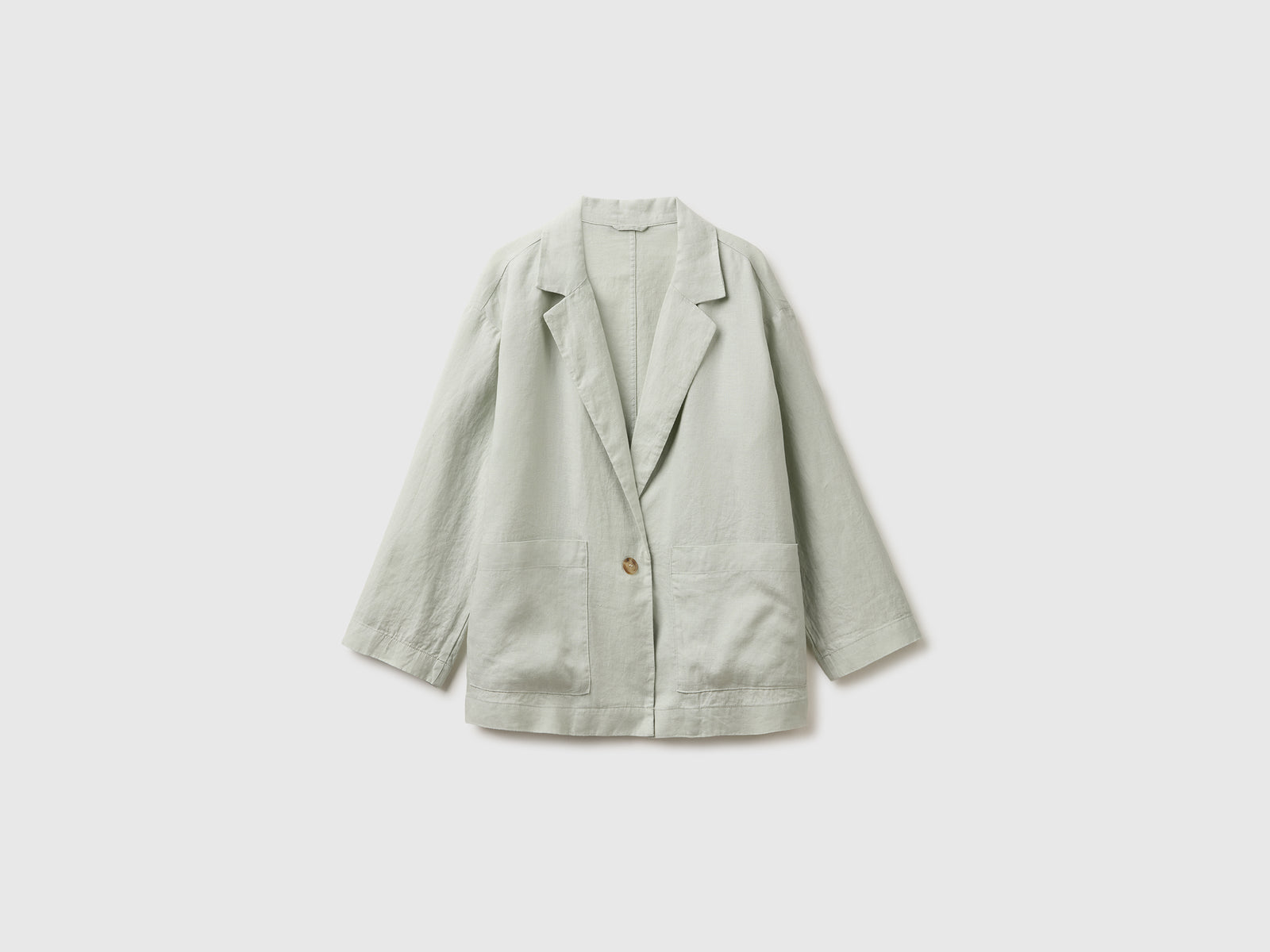100% linen single-breasted blazer - ucb_image_FS