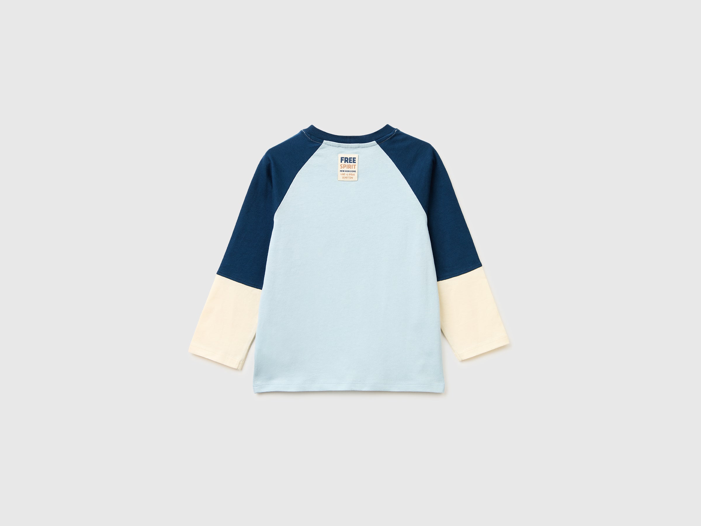 Color block T-shirt with print - ucb_image_BS