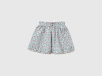 Floral linen blend shorts - ucb_image_FS