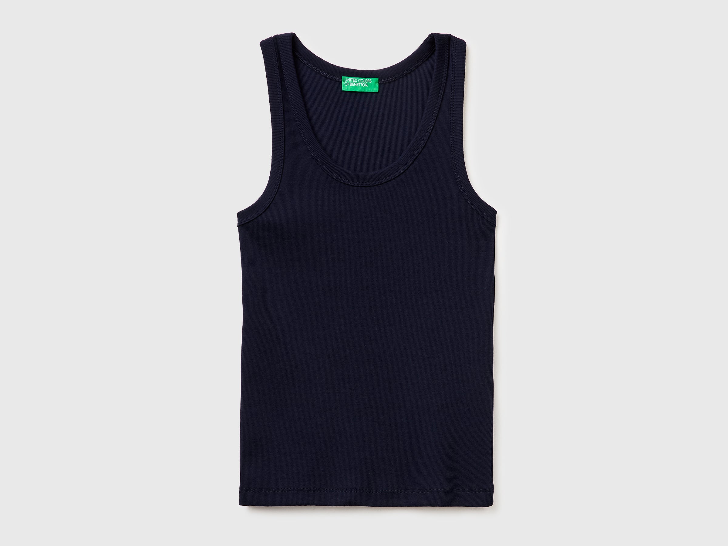 Wide-neck ribbed tank top - ucb_image_FS