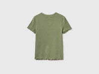 T-shirt decote em V canelado - ucb_image_BS