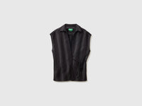 Linen blend wrap blouse - ucb_image_FS