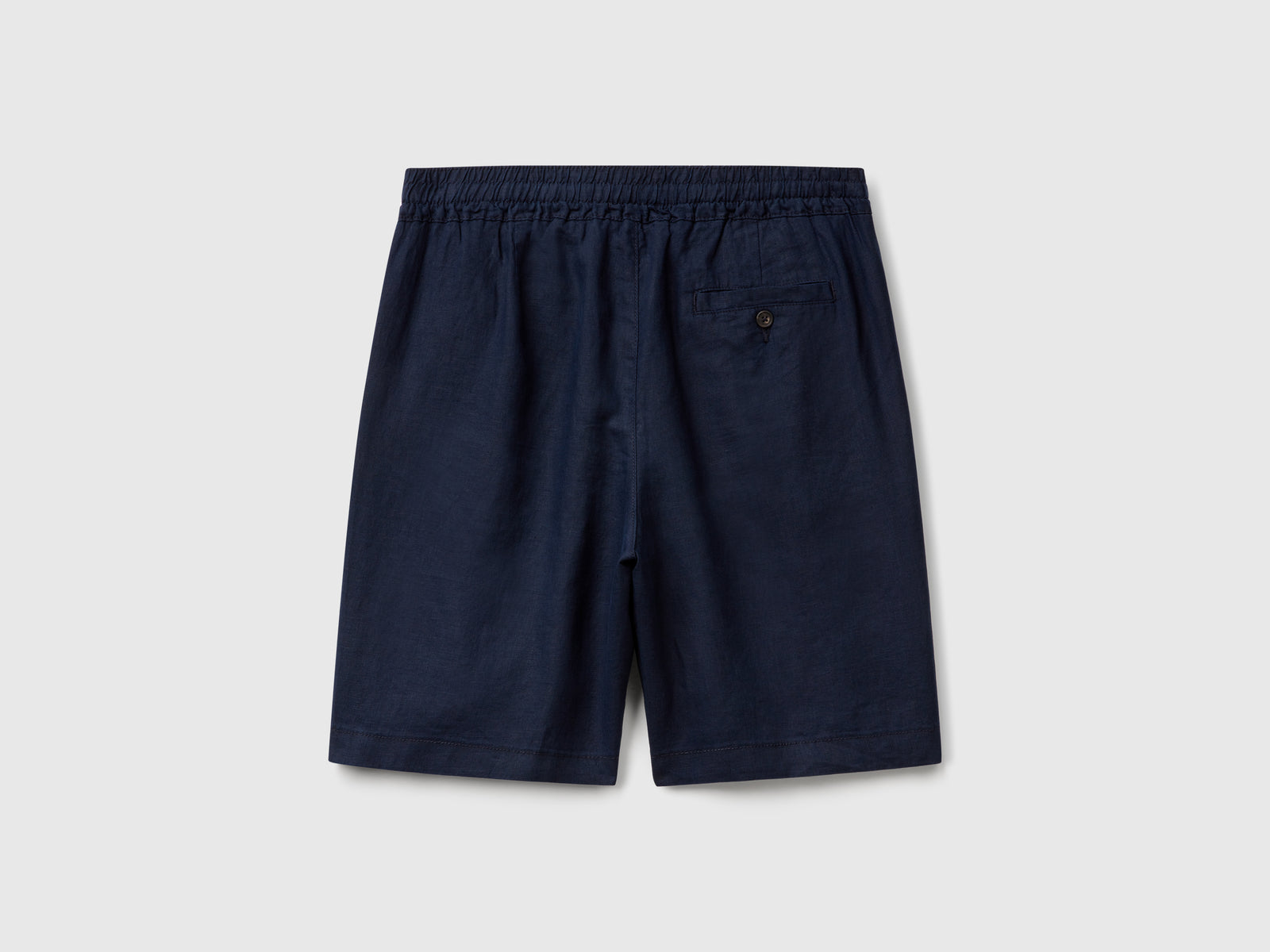 Bermuda shorts with drawstring in pure linen - ucb_image_BS