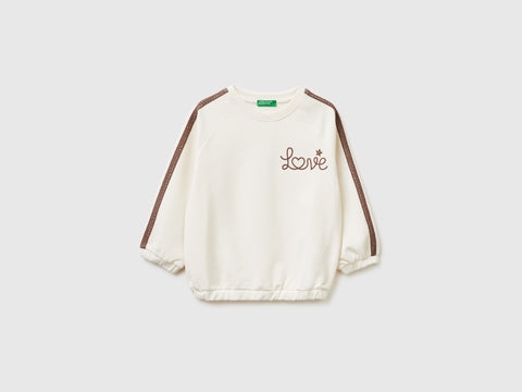 Sweatshirt with lace and embroidery - ucb_image_FS