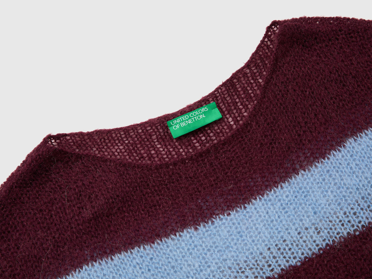 Camisola em mistura de mohair às riscas bicolor boxy fit - ucb_image_DS1