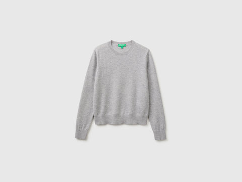 Camisola cinza-claro em pura caxemira - ucb_image_FS