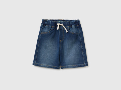 Denim-effect Bermuda shorts - ucb_image_FS
