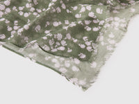 Patterned linen blend scarf - ucb_image_DS1