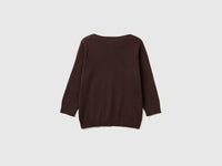 Brown sweater with boat neck - ucb_image_BS
