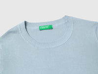 Light blue short sleeve sweater - ucb_image_DS1
