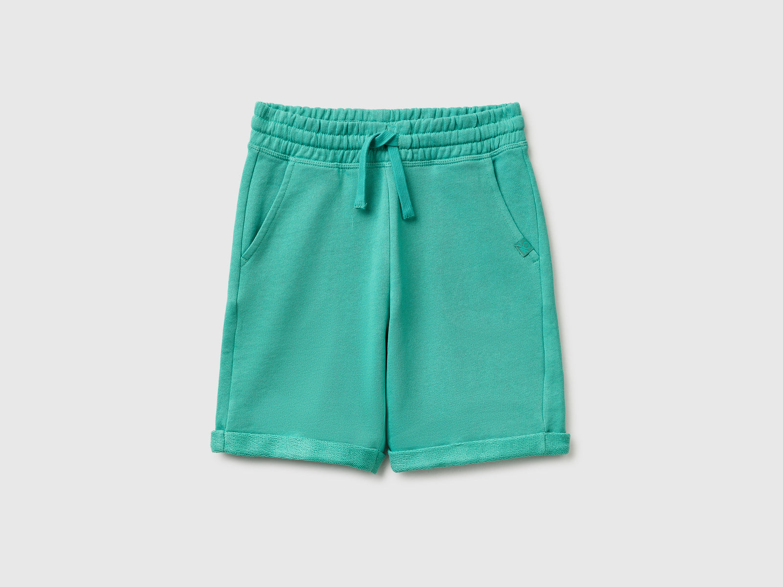 Bermuda shorts in pure cotton fleece - ucb_image_FS