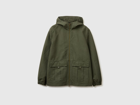 Short jacket in faded cotton - ucb_image_FS