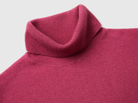 Camisola de gola alta ameixa em pura lã Merino - ucb_image_DS1