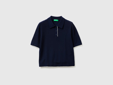 Camisola polo 100% lã Merino - ucb_image_FS