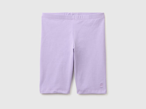 Stretch cotton short leggings - ucb_image_FS
