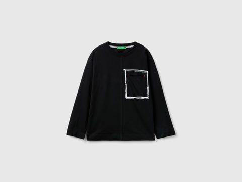 T-shirt com bolso pequeno em algodão orgânico - ucb_image_FS