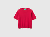 Strawberry red short sleeve sweater - ucb_image_FS