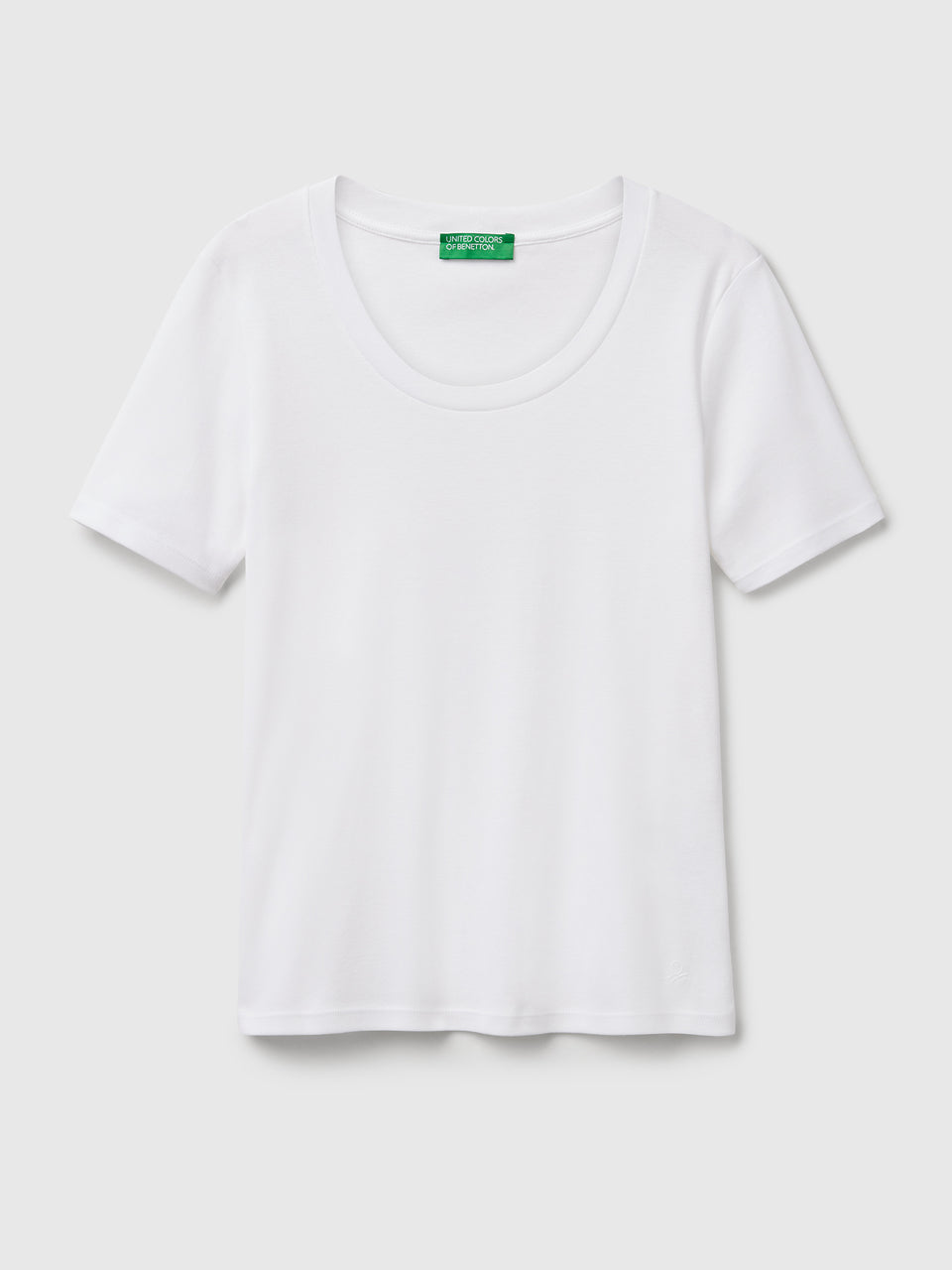T-shirt de manga curta em algodão de fibra longa - ucb_image_FS