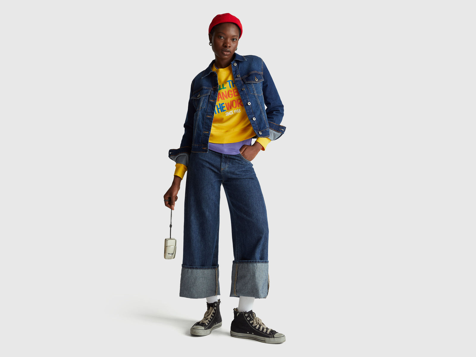 Sweatshirt with Stranger Things print