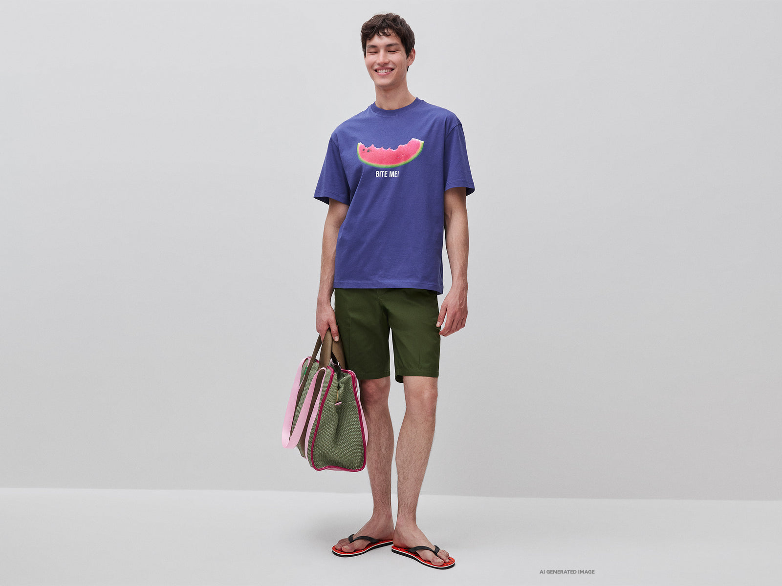 Relaxed fit T-shirt with print