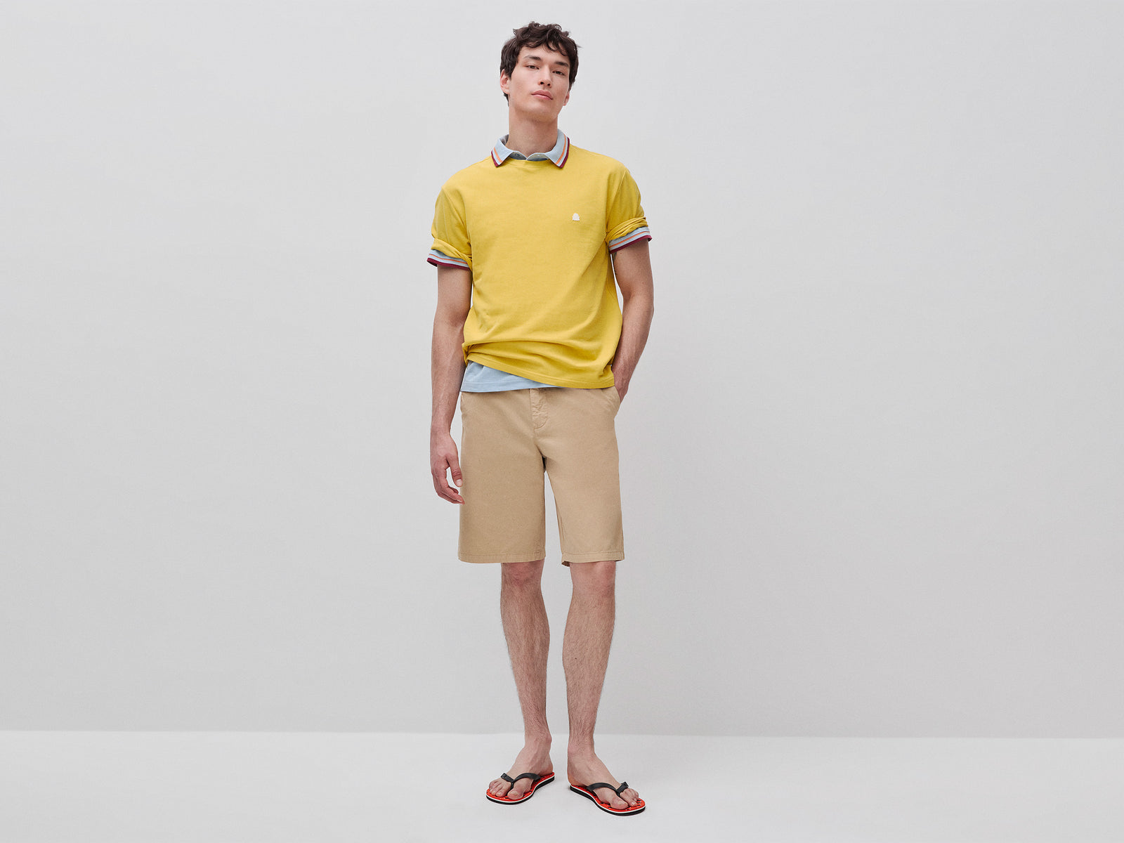 Organic cotton piquet T-shirt