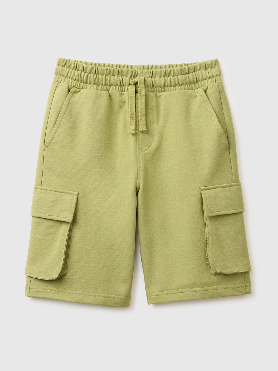 Fleece Bermuda shorts with pockets - ucb_image_FS