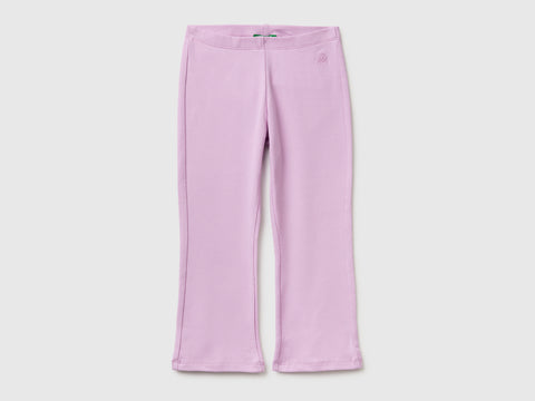 Stretch cotton flared leggings - ucb_image_FS