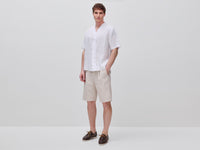 Bermudas regular fit em mistura de linho - ucb_image_FY
