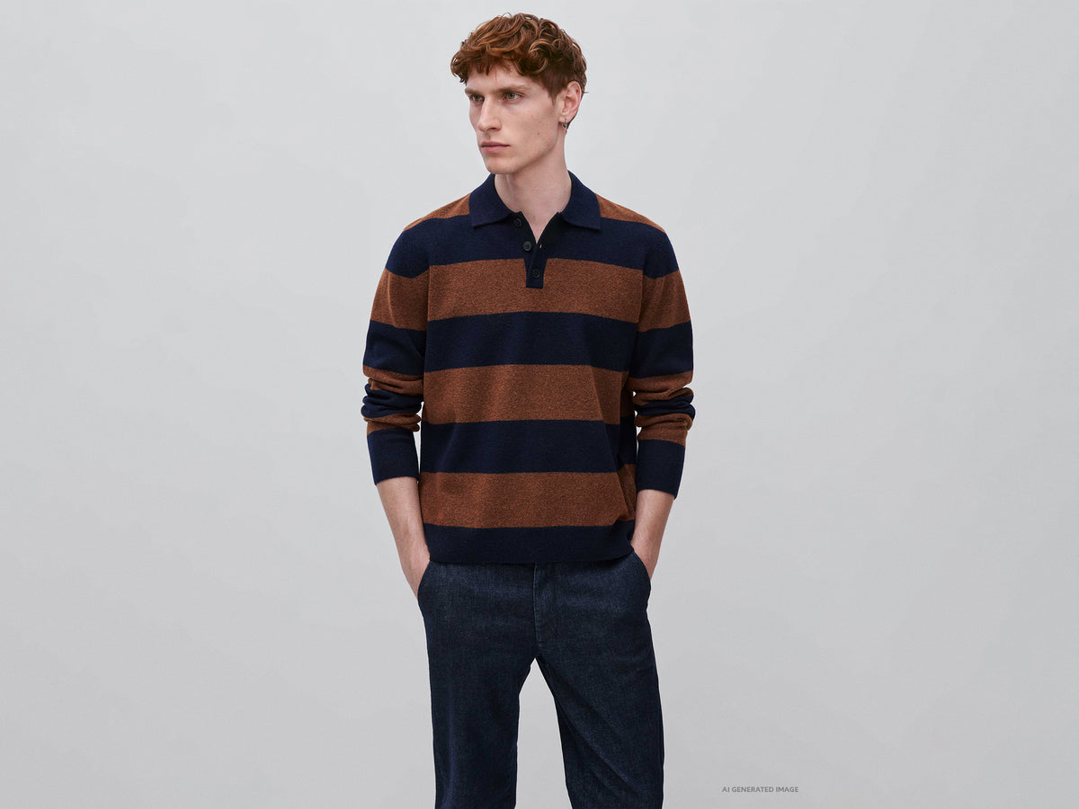 Polo de malha às riscas - ucb_image_F