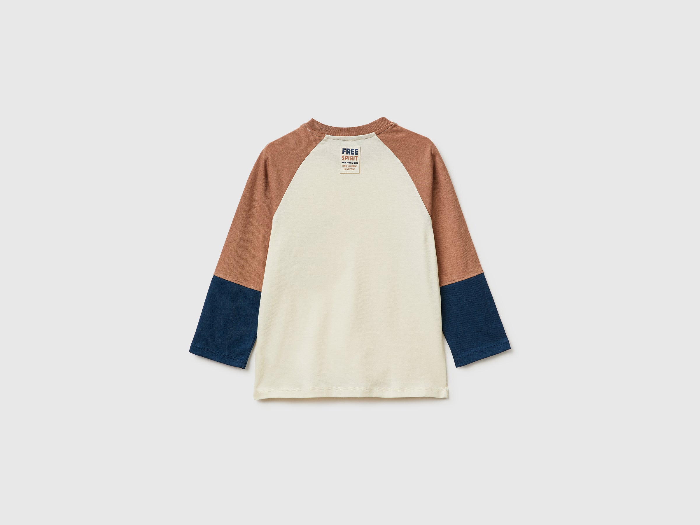 T-shirt color block com estampa - ucb_image_BS