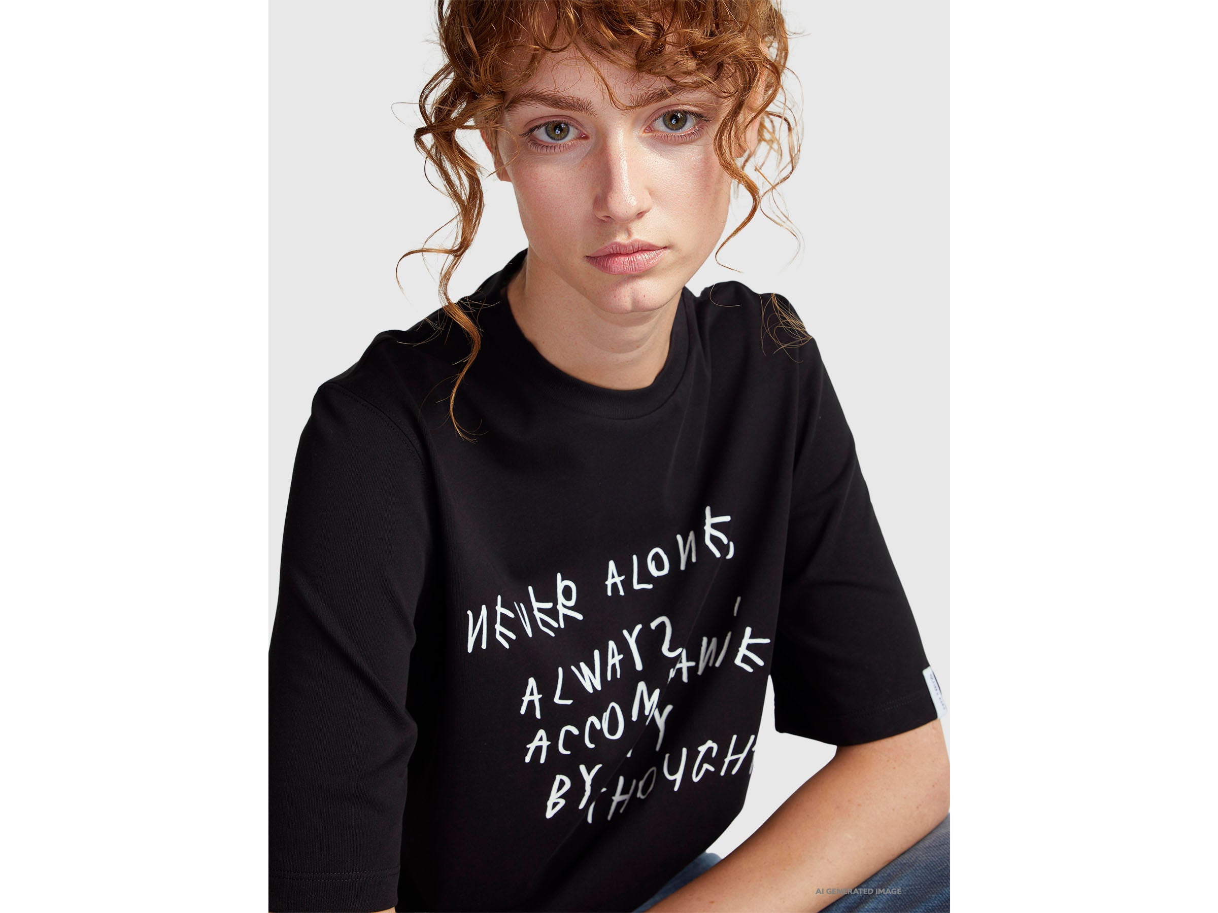 T-shirt nera con stampa Coco Capitán - ucb_image_FY
