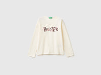 T-shirt em algodão quente com lantejoulas - ucb_image_FS