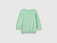 Sage green sweater with boat neck - ucb_image_BS