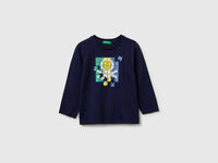 T-shirt com estampa logótipo em algodão orgânico - ucb_image_FS