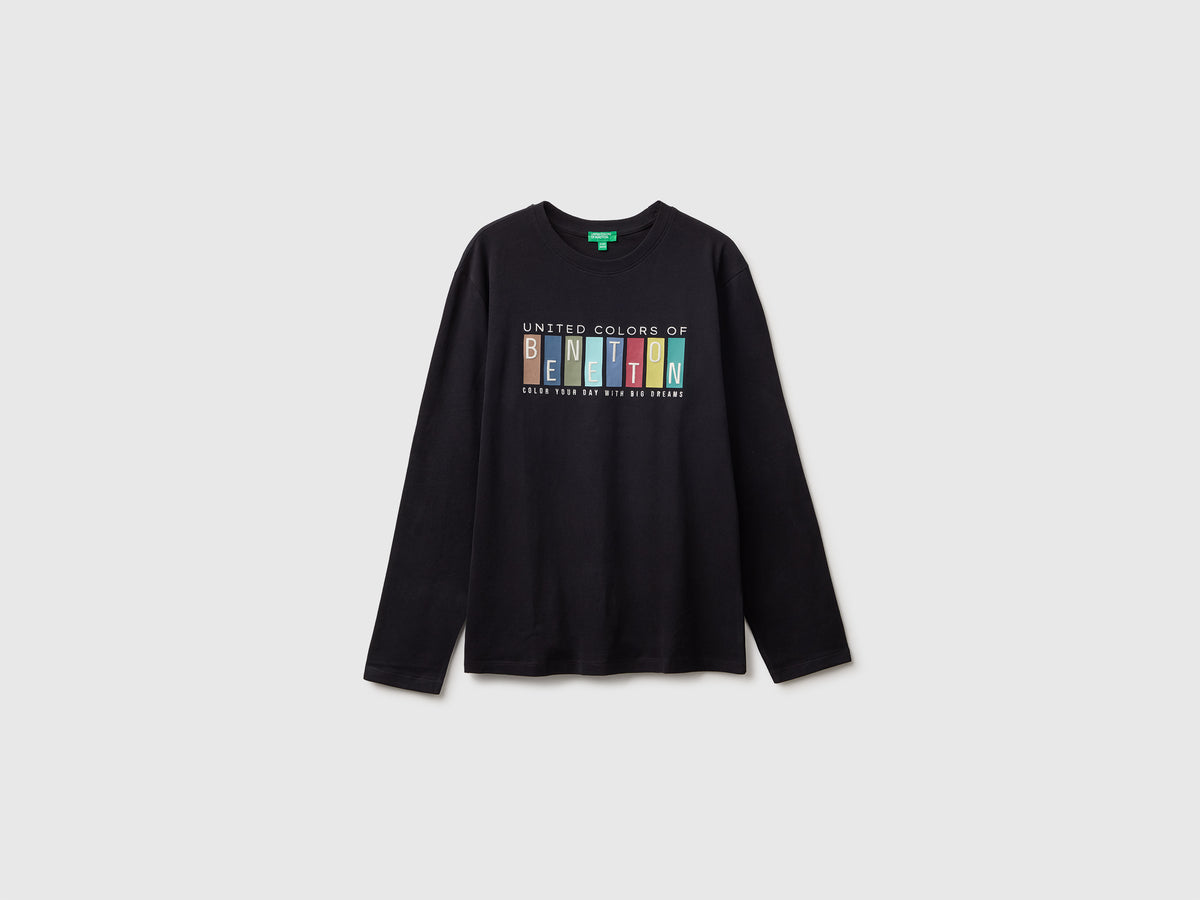 T-shirt com estampa e bordado - ucb_image_FS