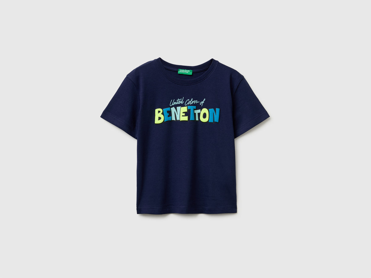 Organic cotton T-shirt with logo print - ucb_image_FS