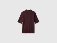 T-shirt slim fit em algodão de fibra longa - ucb_image_BS