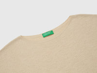 Boxy fit linen blend sweater - ucb_image_DS1