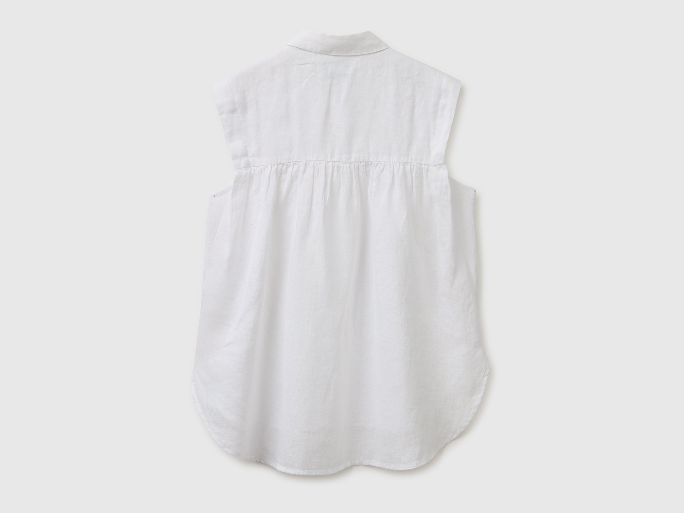 100% linen sleeveless blouse - ucb_image_BS
