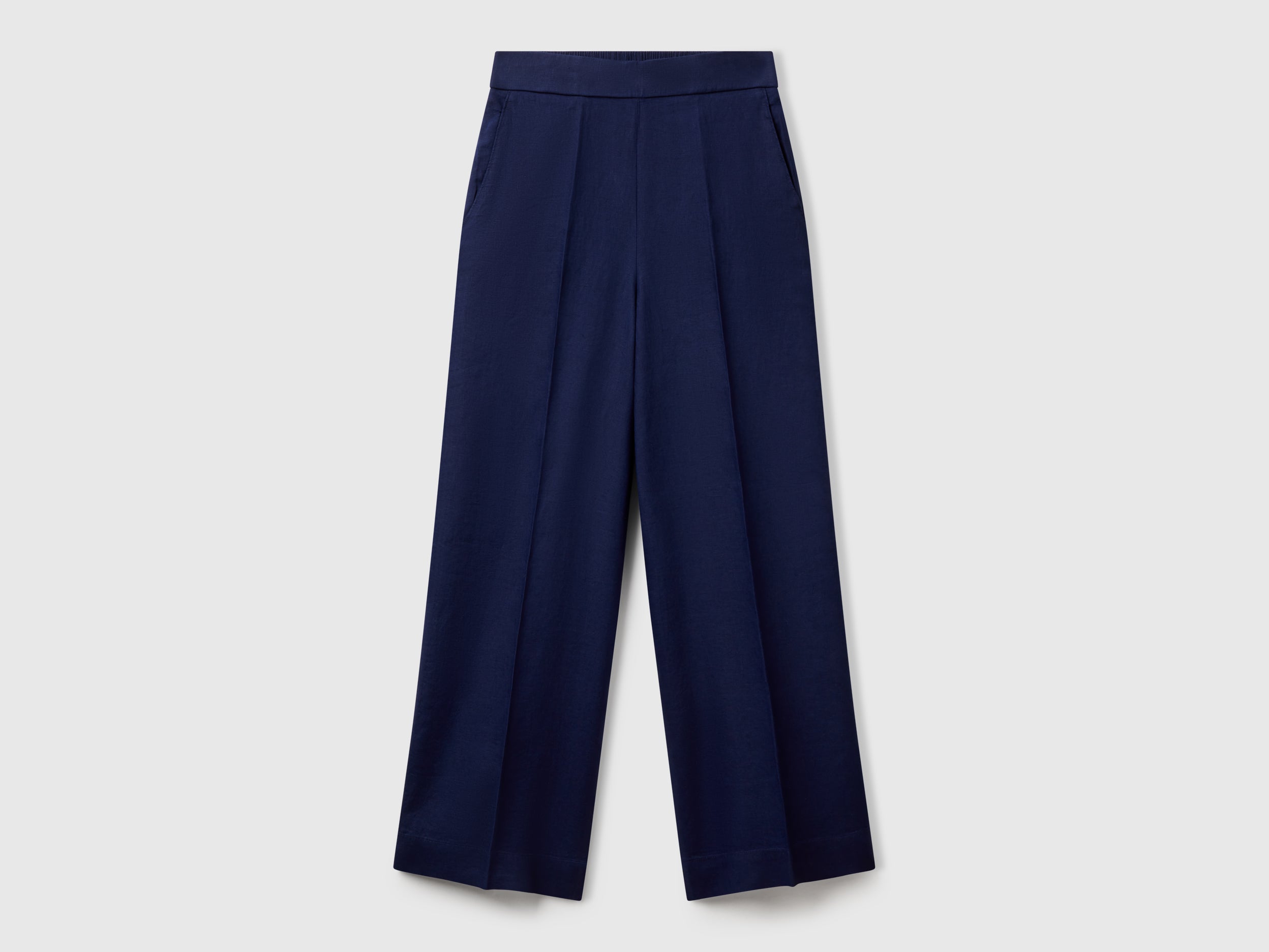 Palazzo trousers in 100% linen - ucb_image_FS