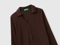 Camisola estilo polo em canelado com botões - ucb_image_FY