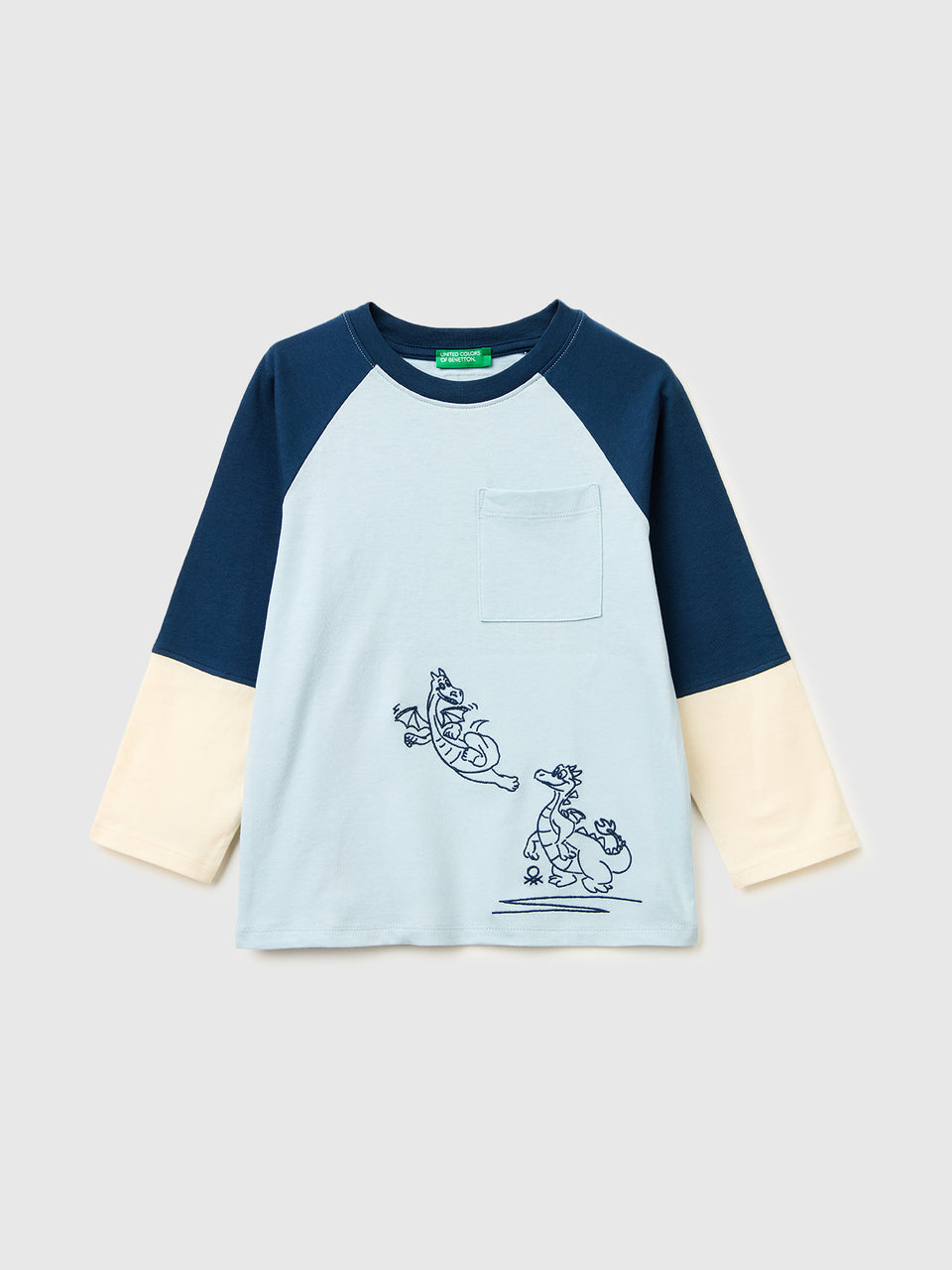 Color block T-shirt with print - ucb_image_FS