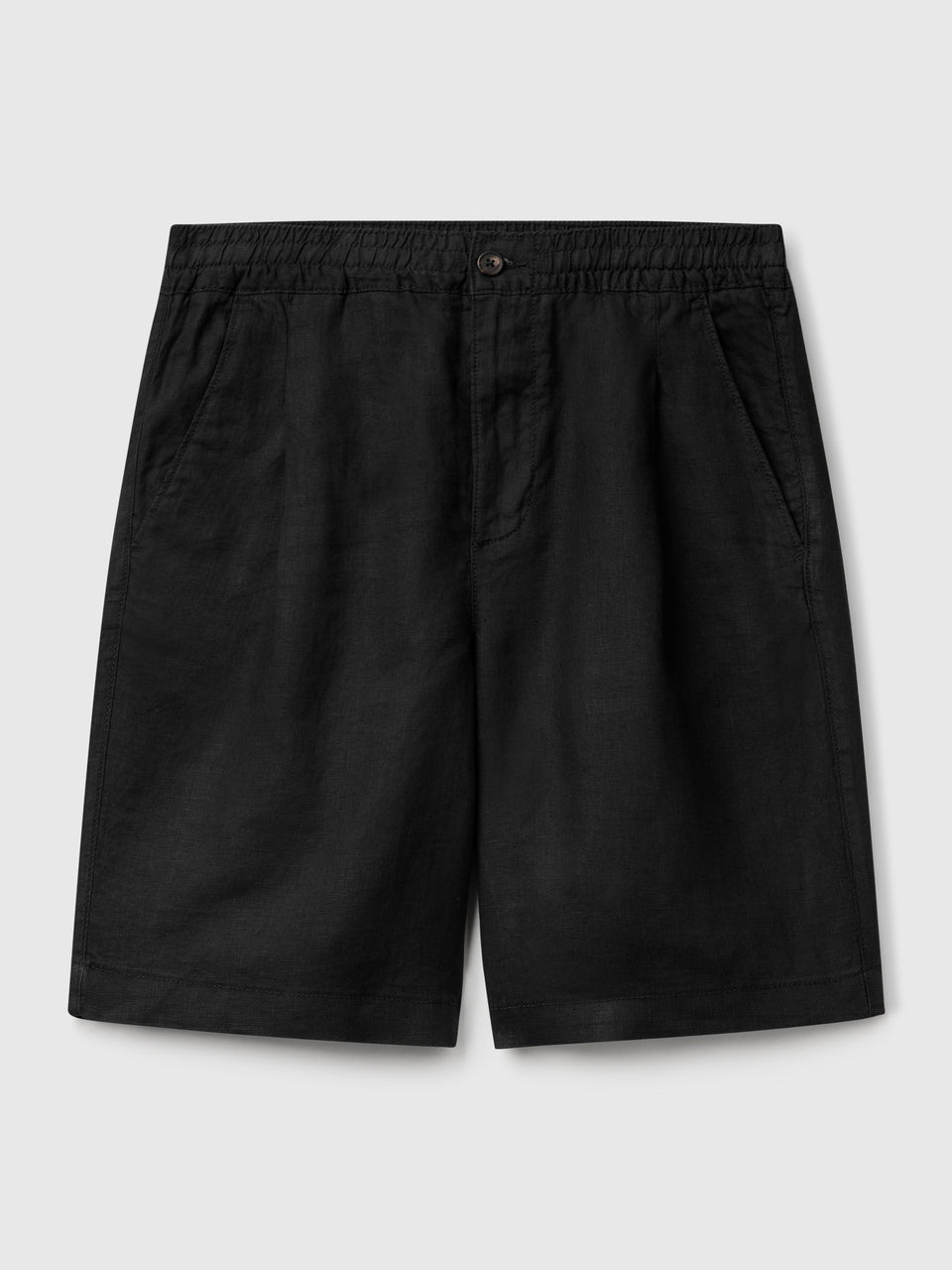 Bermudas com cordão de ajuste em linho puro - ucb_image_FS