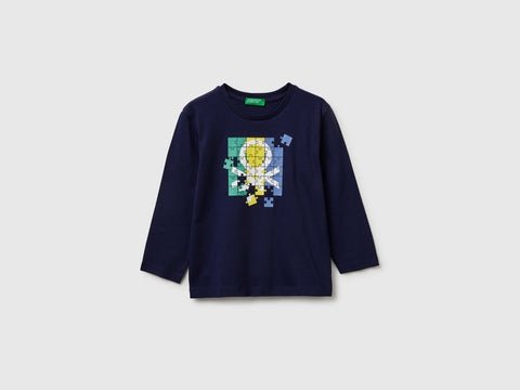 T-shirt in organic cotton with logo print - ucb_image_FS