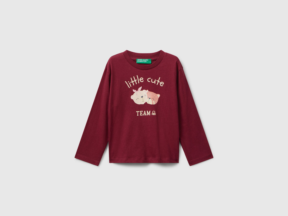 T-shirt em algodão com estampa glitter - ucb_image_FS