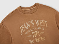T-shirt lavagem vintage com estampa western - ucb_image_DS1